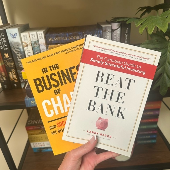 2x Business Books | In the Business of Change & Beat the Bank Books - Picture 1 of 3